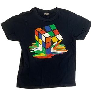 Rubik’s Square Black Shirt size Smalk